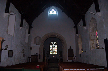 The interior looking east June 2012